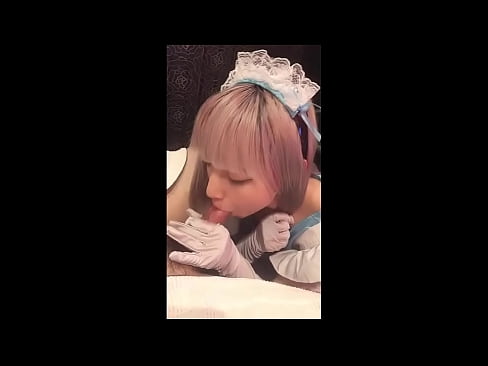 ❤️ Японский идол [mayuka], костюм французской горничной, часть 1, минет и дрочка с лосьоном ️ Видео траха на нашем сайте ️